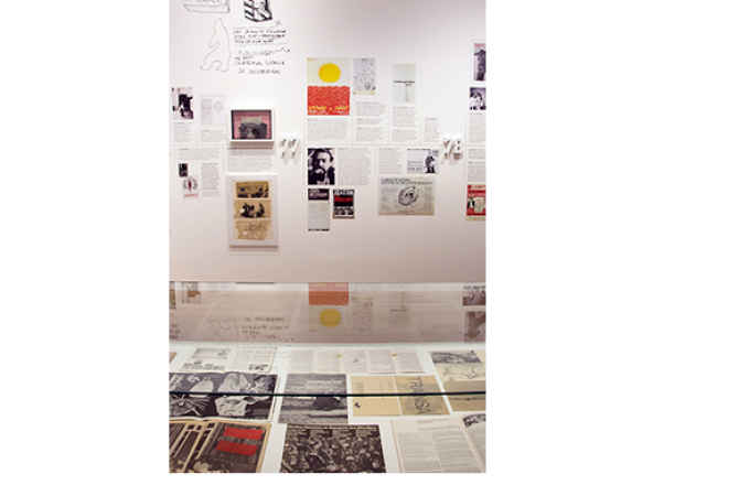 Fotos da instalação da exposição <em>Rubens Gerchman: Com a demissão no bolso</em>, 8 de agosto de 2014 – 8 de fevereiro de 2015, Casa Daros. Foto: Alline Ourique