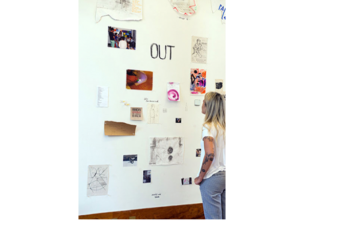 Exhibition of the process of the Contemporary Laboratory featured as part of the spectacle conference <i>Look, Imagine, Listen, Feel</i> held on December 12th, 2014, Casa Daros. Photo: Felipe Moreno