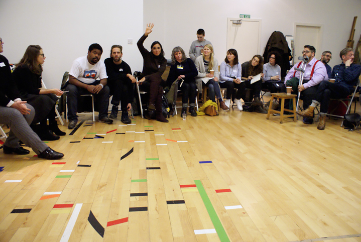 An Exchange of Method closed workshops and discussion event, Edinburgh, Scotland, 2015.