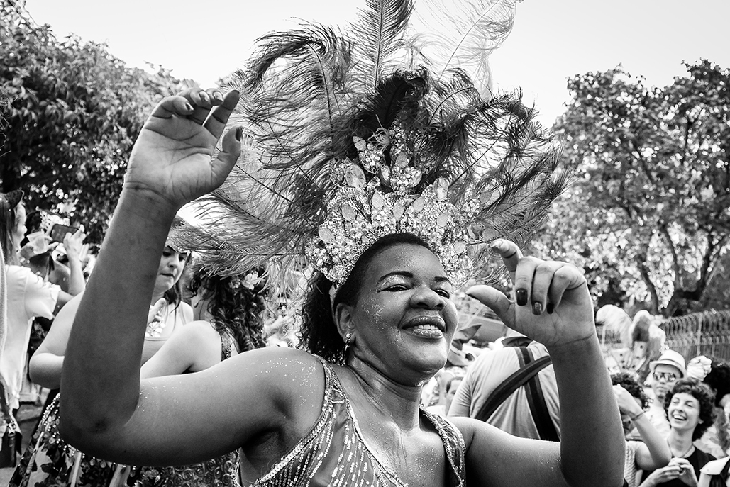 Image selection parades Bloco Loucura suburbana 2016 – 2018. Photos: Pâmela Perez.